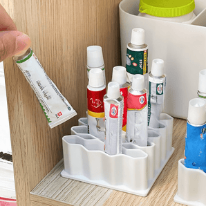 Multi-Purpose Wave Design Silicone Ointment Storage Organizer