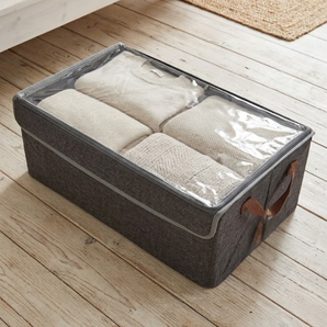 Fold & Stack Dustproof Storage Basket