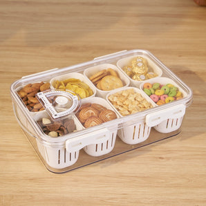 Multi Compartment Transparent Storage Box (8-GRID)