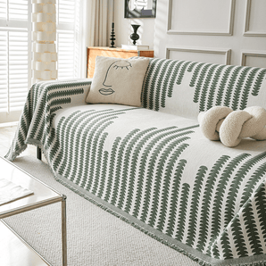 Elegance Chenille Sofa Cover : [EM-SC-30] (Green)