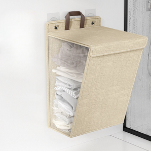 Foldable And Portable Laundry Basket with Breathable Mesh Lid