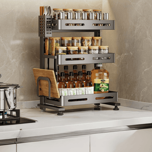 Multi-Tier Stainless Steel Kitchen Storage Rack(43cm)