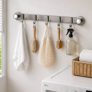 Multi-Purpose Suction Cup Hook Rack