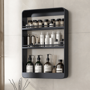 3 Tier Bathroom Shelf Stainless Steel Wall Hanger Storage Rack