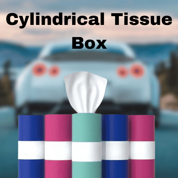 Cylindrical Tissues Storage Box