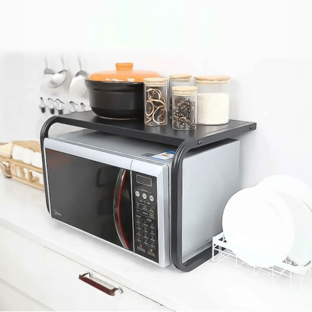 Multi-Purpose Stainless Steel Microwave Rack – HOME ESSENTIALS