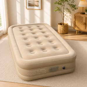 Portable Automatic Inflatable Air Mattress with Built In Pump
