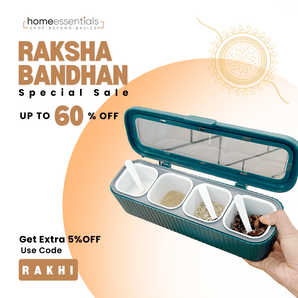 4-in-1 Separated Seasoning Container Set {RAKSHA BANDHAN SALE 5% OFF} - USE CODE 🏷️ "RAKHI"