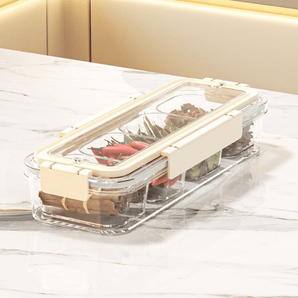 Portable Food Grade Multi-Compartment Storage Box