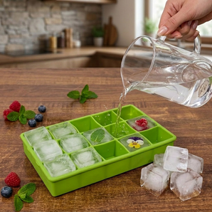 15-Grid Silicone Ice Cube Mold Tray