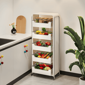 Smooth Pull-Out Storage Rolling Rack