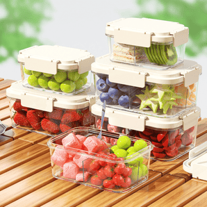 Multi-Purpose Leakproof Food Storage Container with Compartments