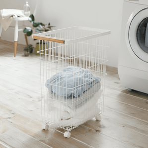 Glide Clean Rolling Laundry Basket