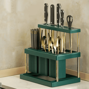 Space-Saving Plastic Storage Rack