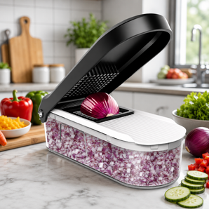 Multi-Functional Vegetable Chopper & Slicer