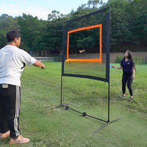 Portable Paddle Ball Net Set with Shuttlecock