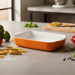 Yellow Rectangular Non-Stick Baking Dish(800ml)