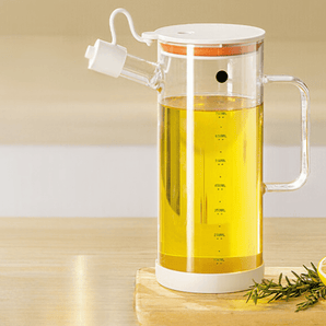 High Borosilicate Glass Oil Bottle with Leakproof Spout (750ml)