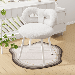 Multipurpose Soft Padded Chair with Bow Backrest