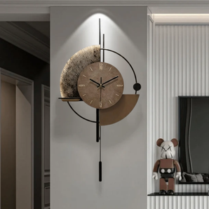 Decorative Pendulum Modern Metal Wall Clock
