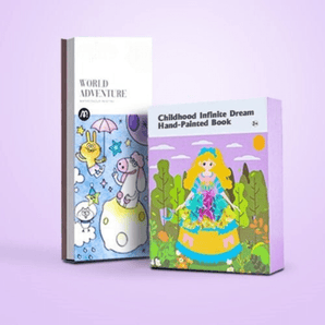 Childhood Infinite Dream Hand-Painted Book + Free Painting Book