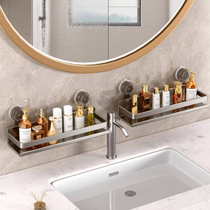 Multi-Functional Wall-Mounted Bathroom Kitchen Storage Rack
