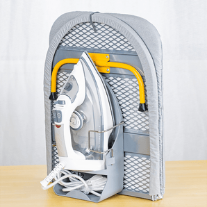 Multi-Functional Foldable Desktop Ironing Board with Storage Rack