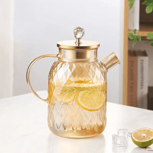 Multi-Purpose Borosilicate Glass Beverage Kettle With Lid