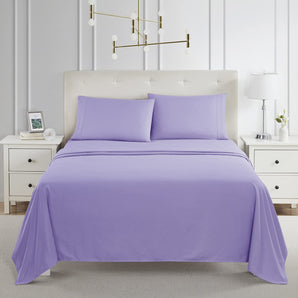 Luxury Microfiber Bedsheet (Purple)