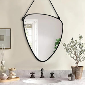 Modern Artistic Triangular Mirror For Wall