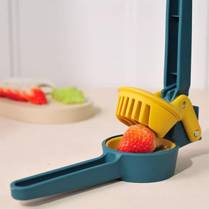 Multipurpose Manual Fruit and Vegetable Slicer with Stainless Blades