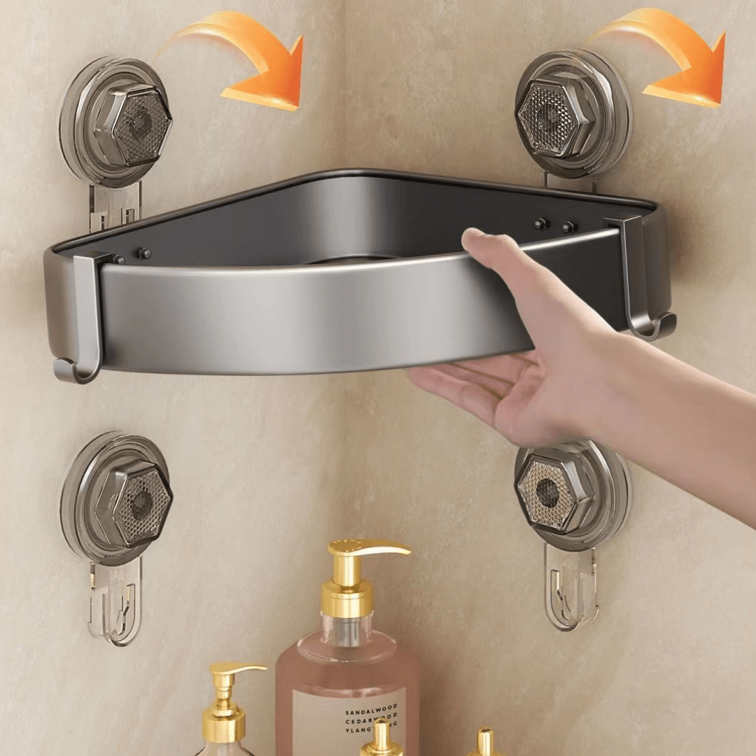 Buy Bathroom Wall Mounted Corner Storage Rack at Best Price