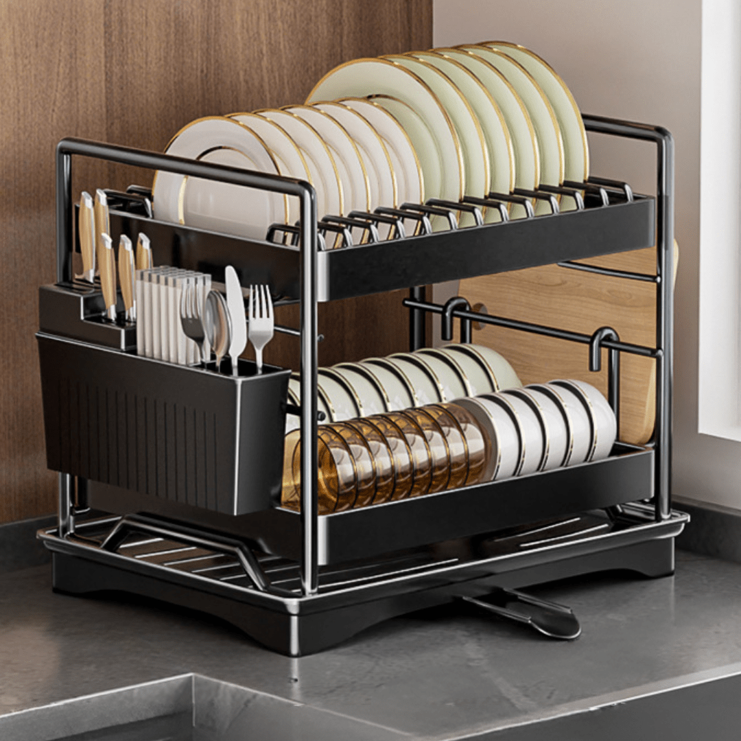 Dishes Storage Rack Dish Storage Rack - Buy Multifunctional 2 Tier Kitchen Rack Online