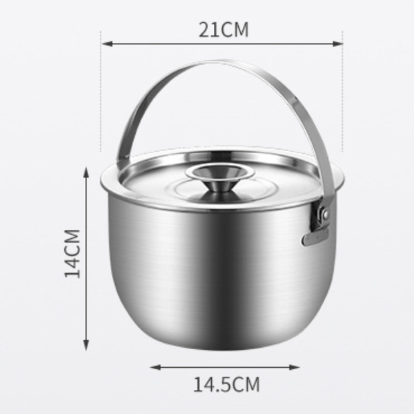 Stainless Steel Lard Tank with Filter