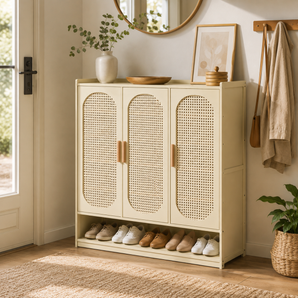 Arched Door Multi-Layer Shoe Storage Cabinet