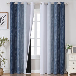 Ombre Elegance Thermal Blackout Curtain