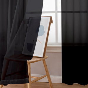 Elegant Dual Rod Pocket Sheer Curtain