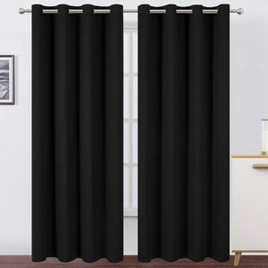 Premium Thermal Insulated Blackout Curtains With Grommets