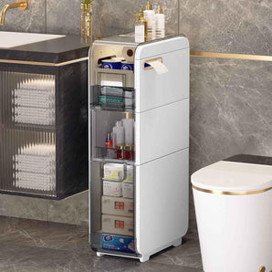 Slim-Fit Multi-Functional Storage Cabinet