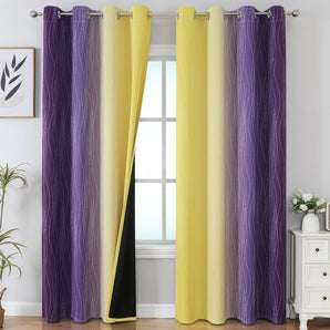 Luxurious Shade Ombre Blackout Curtain