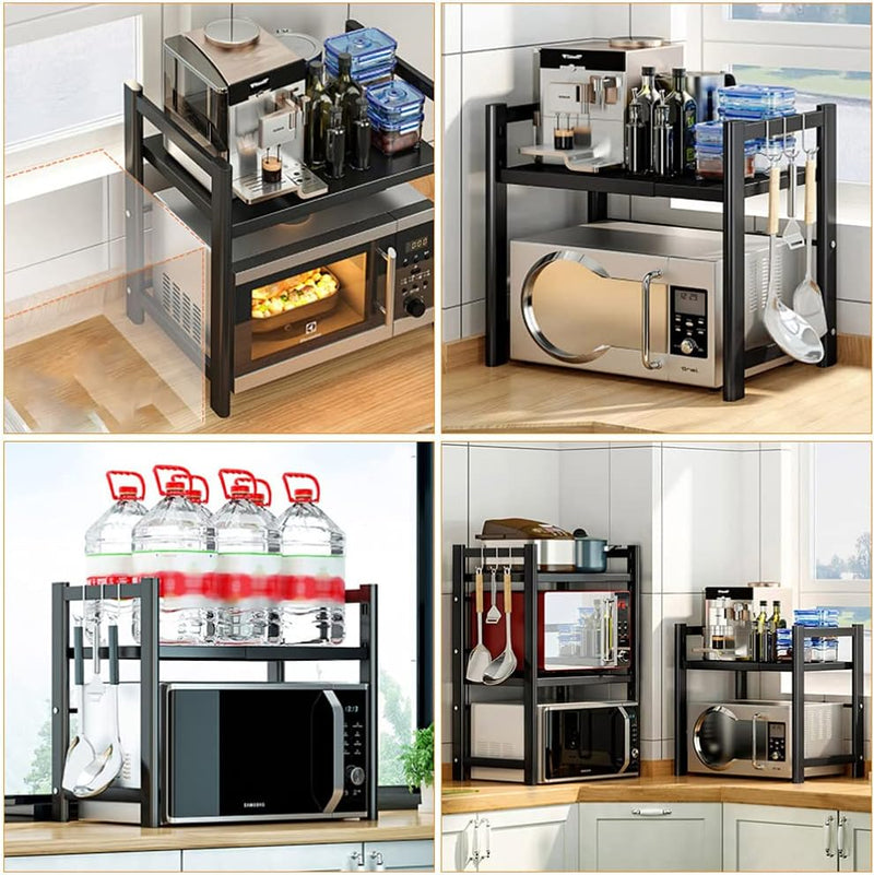 Kitchen Adjustable Standing Shelving Rack