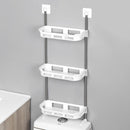 Multi-Purpose Mounted Bathroom Storage Rack
