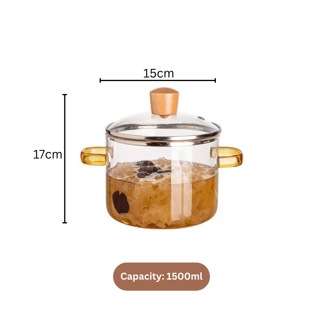 Cwc Glass Cooking Pot Buy Multipurpose Borosilicate Glass Cooking Pot Online