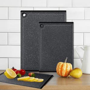 3-Piece Non-Slip Plastic Cutting Board Set