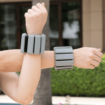 Adjustable Silicone Fitness Wrist and Ankle Weight Bands
