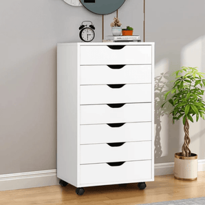 Multi-Purpose Drawer Type Storage Cabinet With Wheels