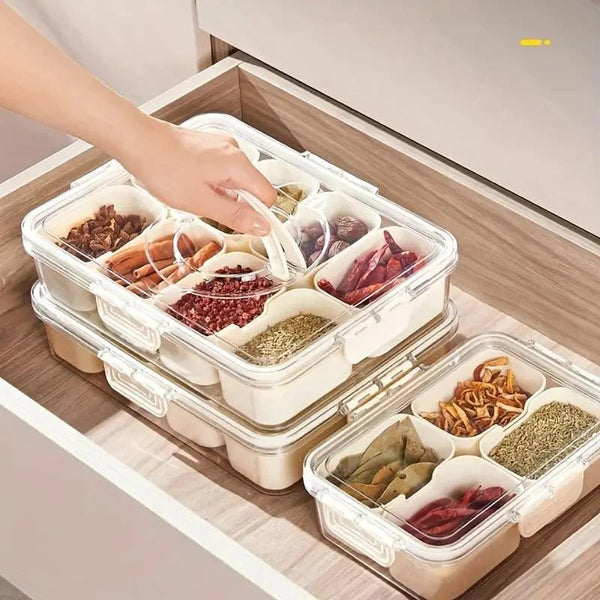 Multi Compartments Food Storage Box - 50%OFF
