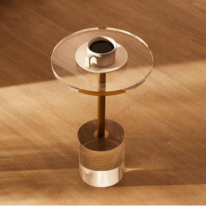 Minimalist Crystal Clear Acrylic Side Table