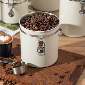 Airtight Vacuum Coffee Bean Container with Spoon(1500ml)