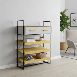 Multi-Tier Storage Cabinet with Oxford Drawers